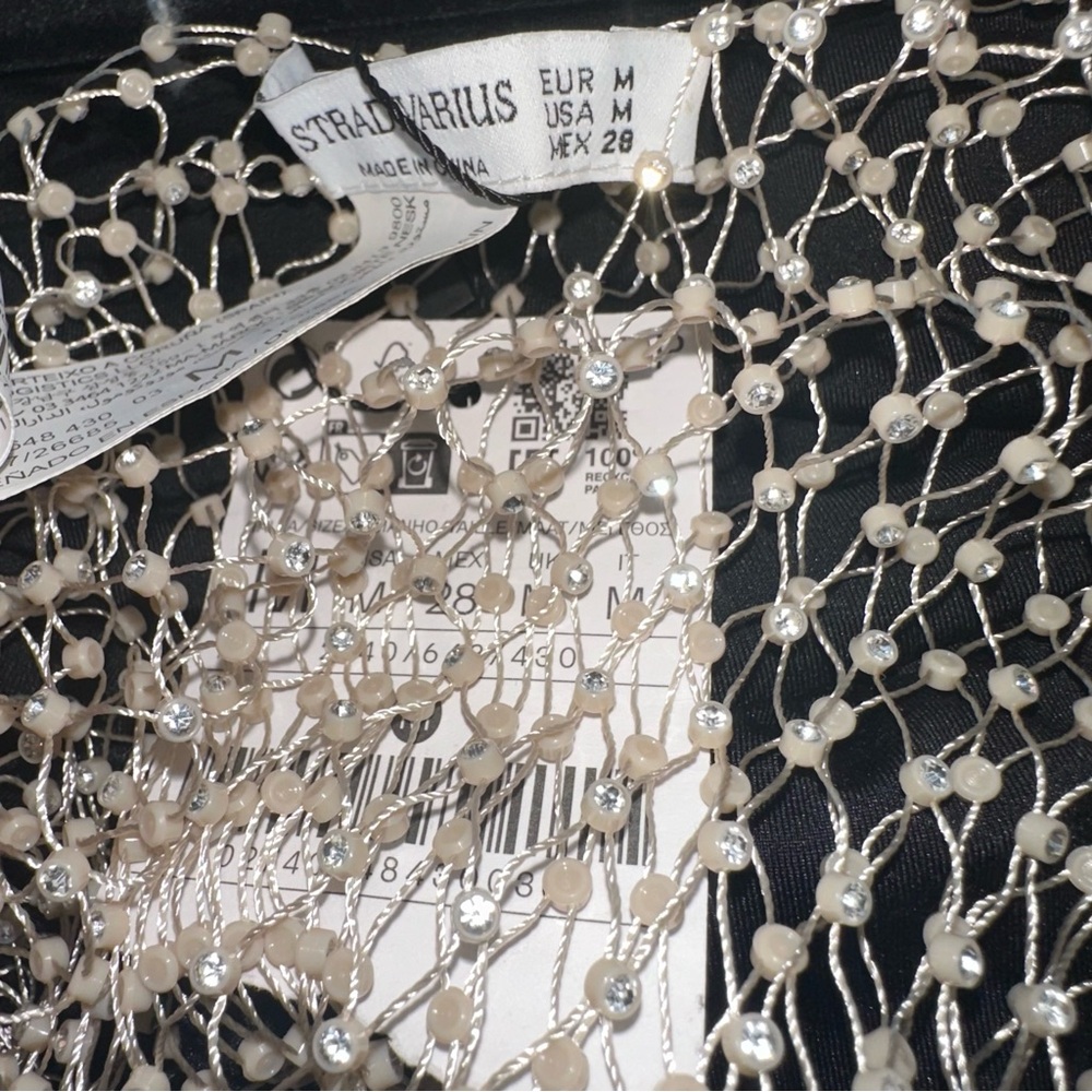 New Gold Mesh Rhinestone Top - Picture 6 of 6